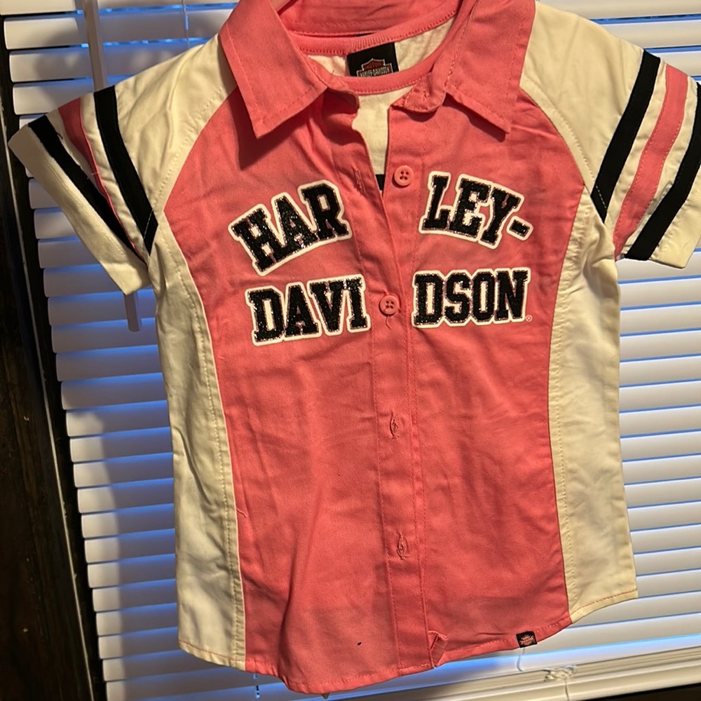 Girls 4T Harley Davidson outfit. Never been worn. New without tags.
